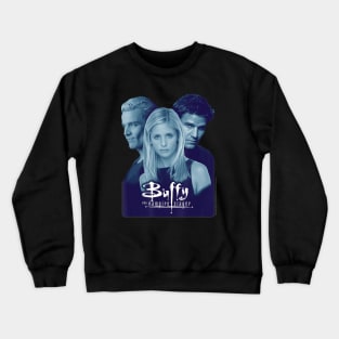 Buffy the Vampire Slayer Buffy Angel Spike Photo Crewneck Sweatshirt